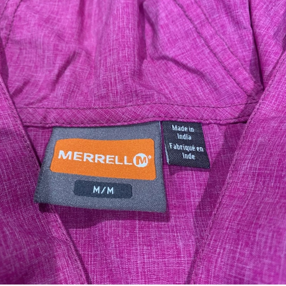 Merrell Ainsley Swim Cover Up UPF 30+ Hooded Long Sleeve Medium Pink Pool Beach - Picture 3 of 9